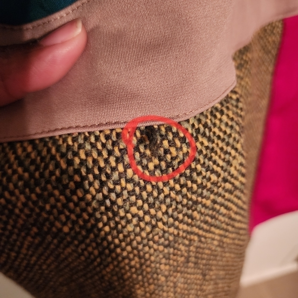 M.F. Designer Paris Colorblock Dress Zip Back Size L Vintage (see all pictures) - Picture 7 of 12